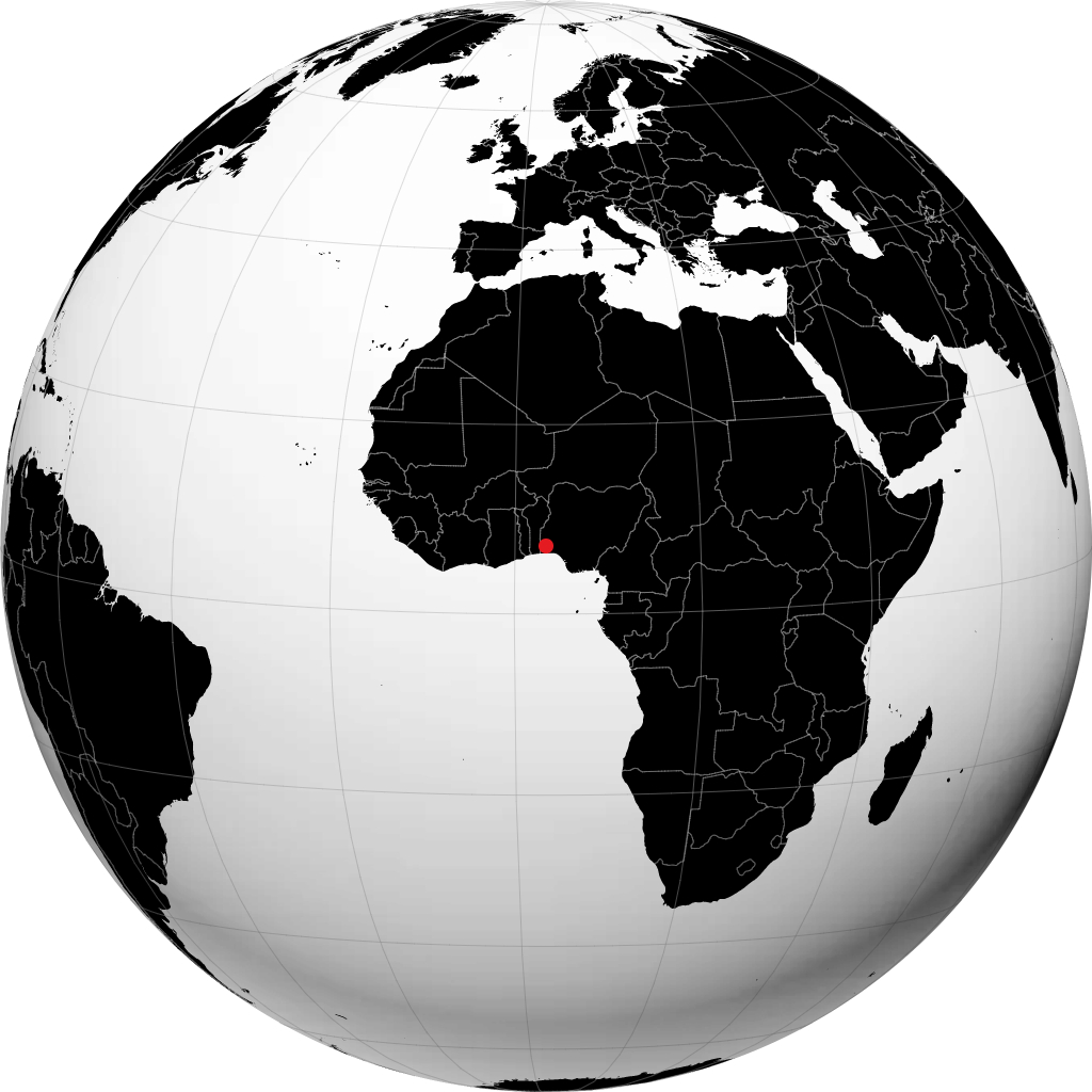 Abeokuta pada glob