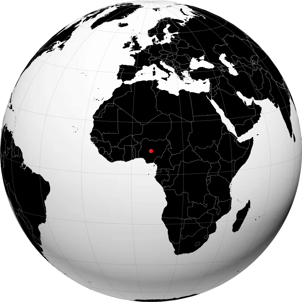 Abuja pada glob