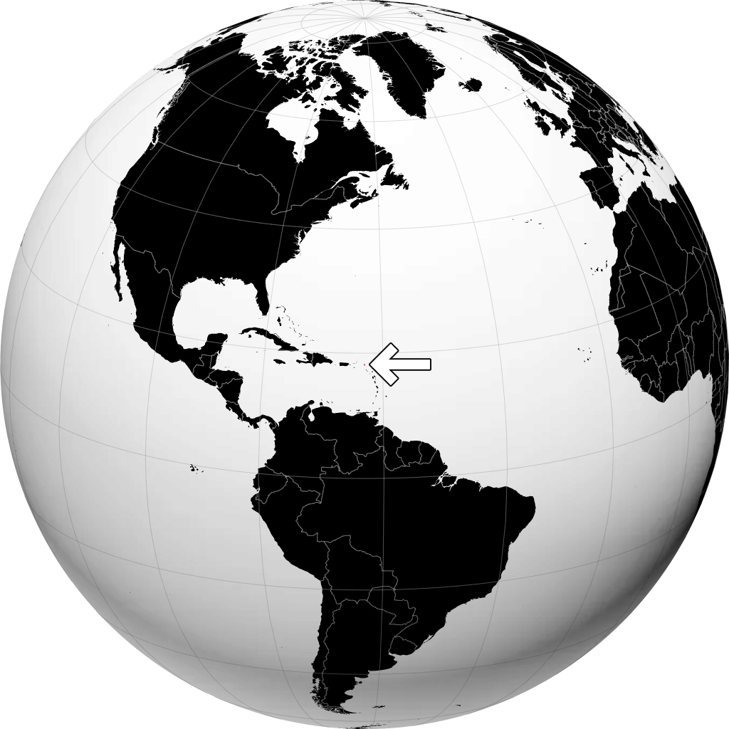 Anguilla pada glob