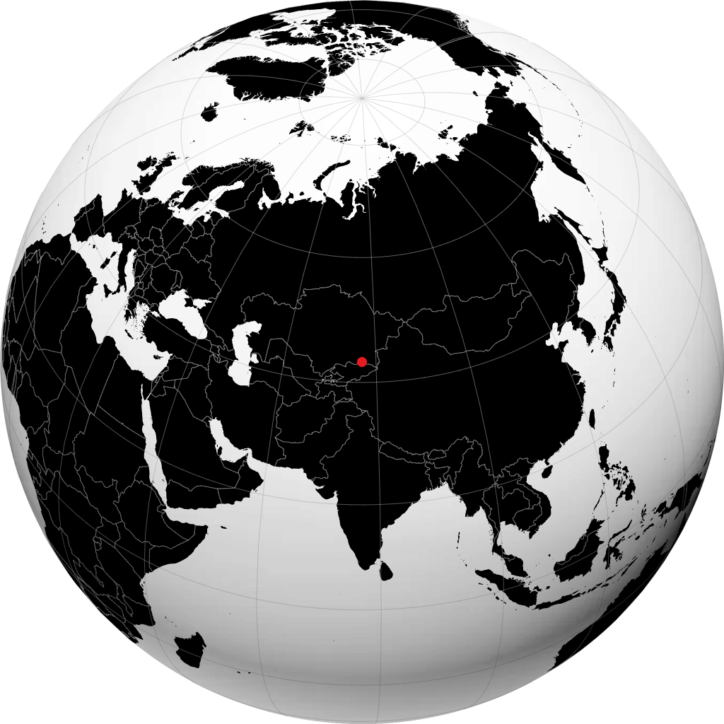 Almaty pada glob