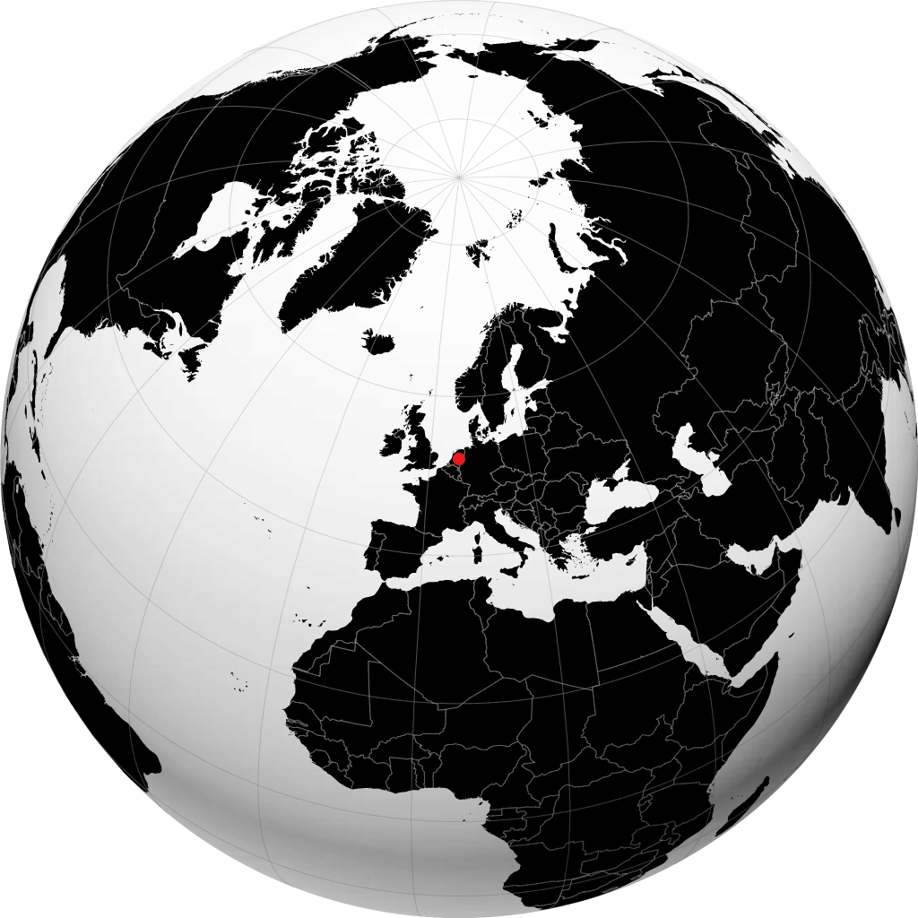 Apeldoorn pada glob
