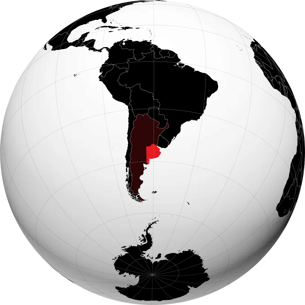 Wilayah Buenos Aires pada glob