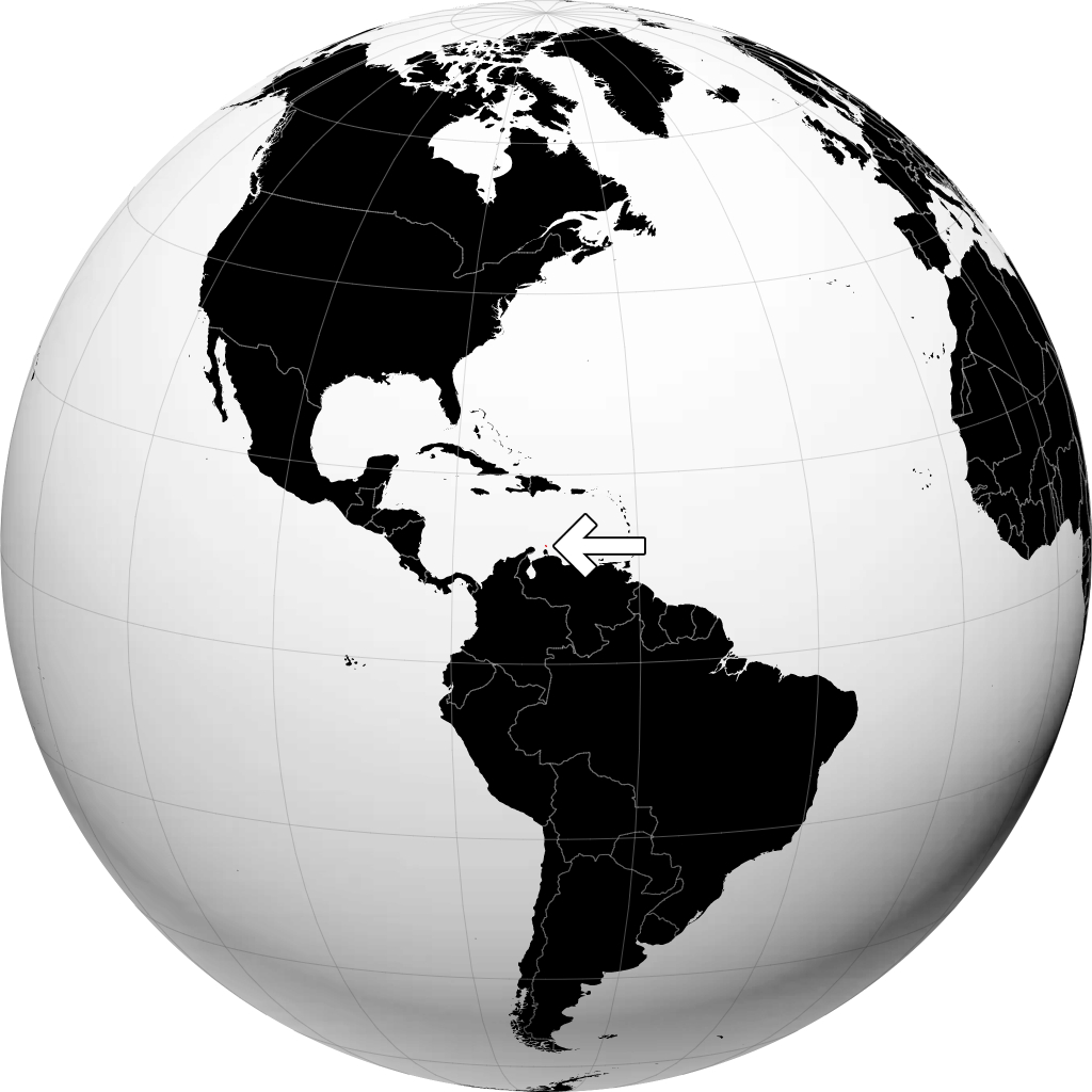 Aruba pada glob