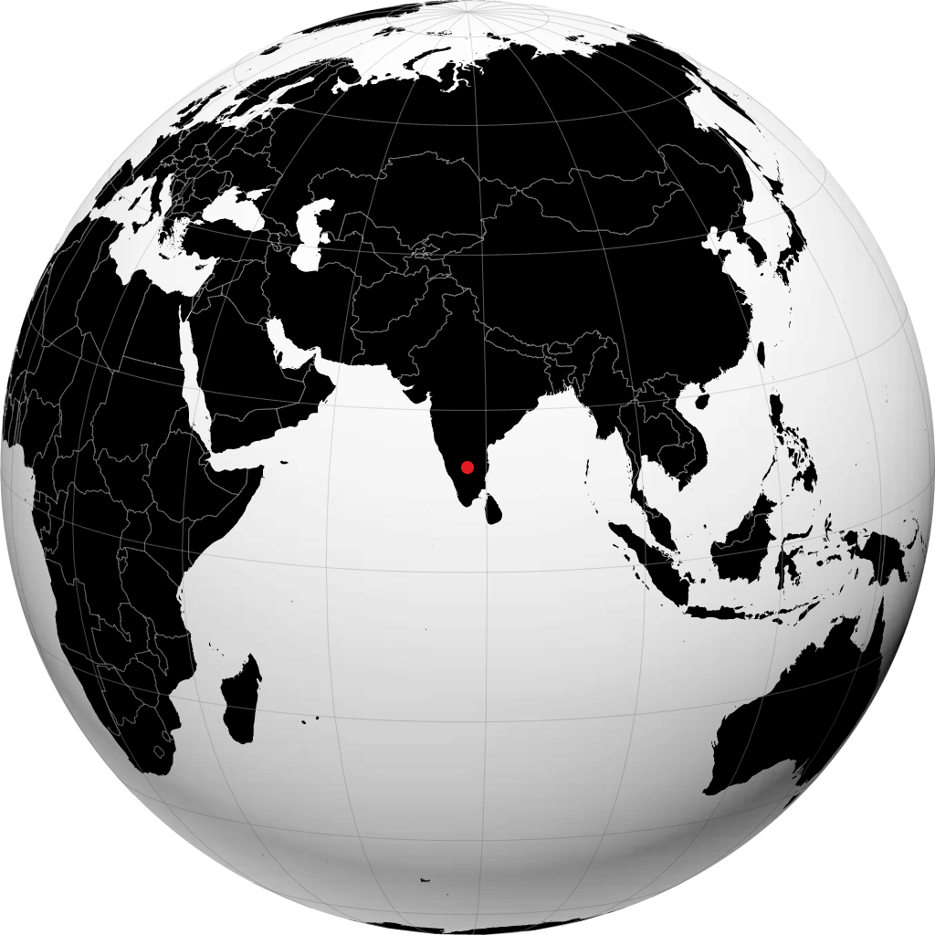 Bengaluru pada glob