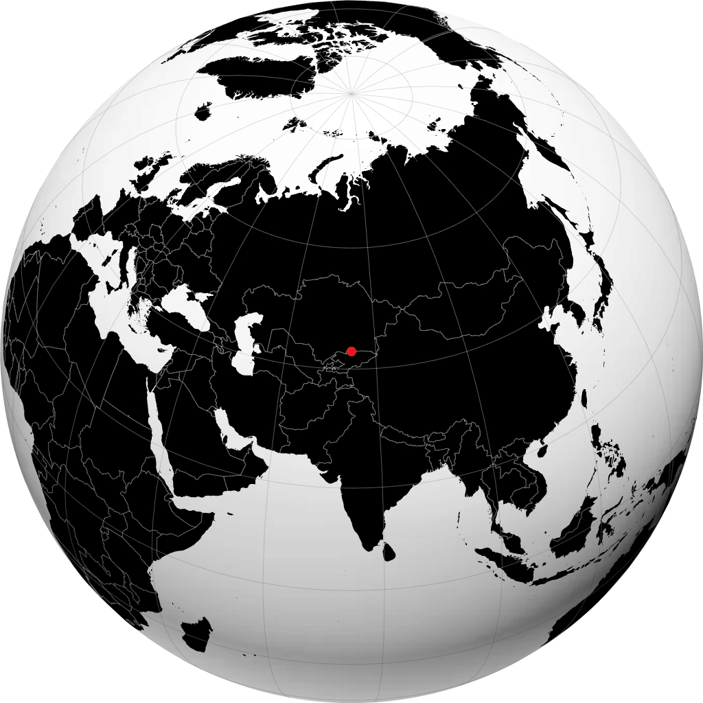 Bishkek pada glob