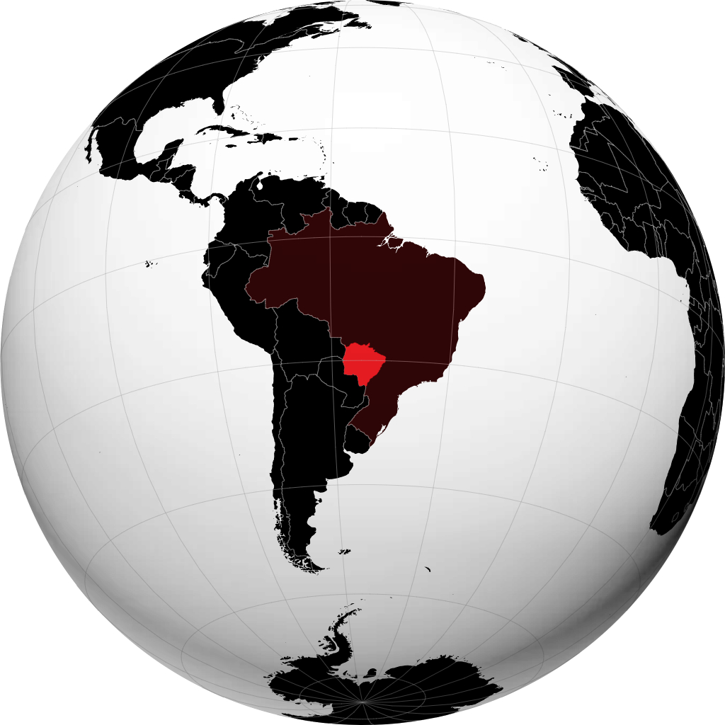 Negeri Mato Grosso do Sul pada glob