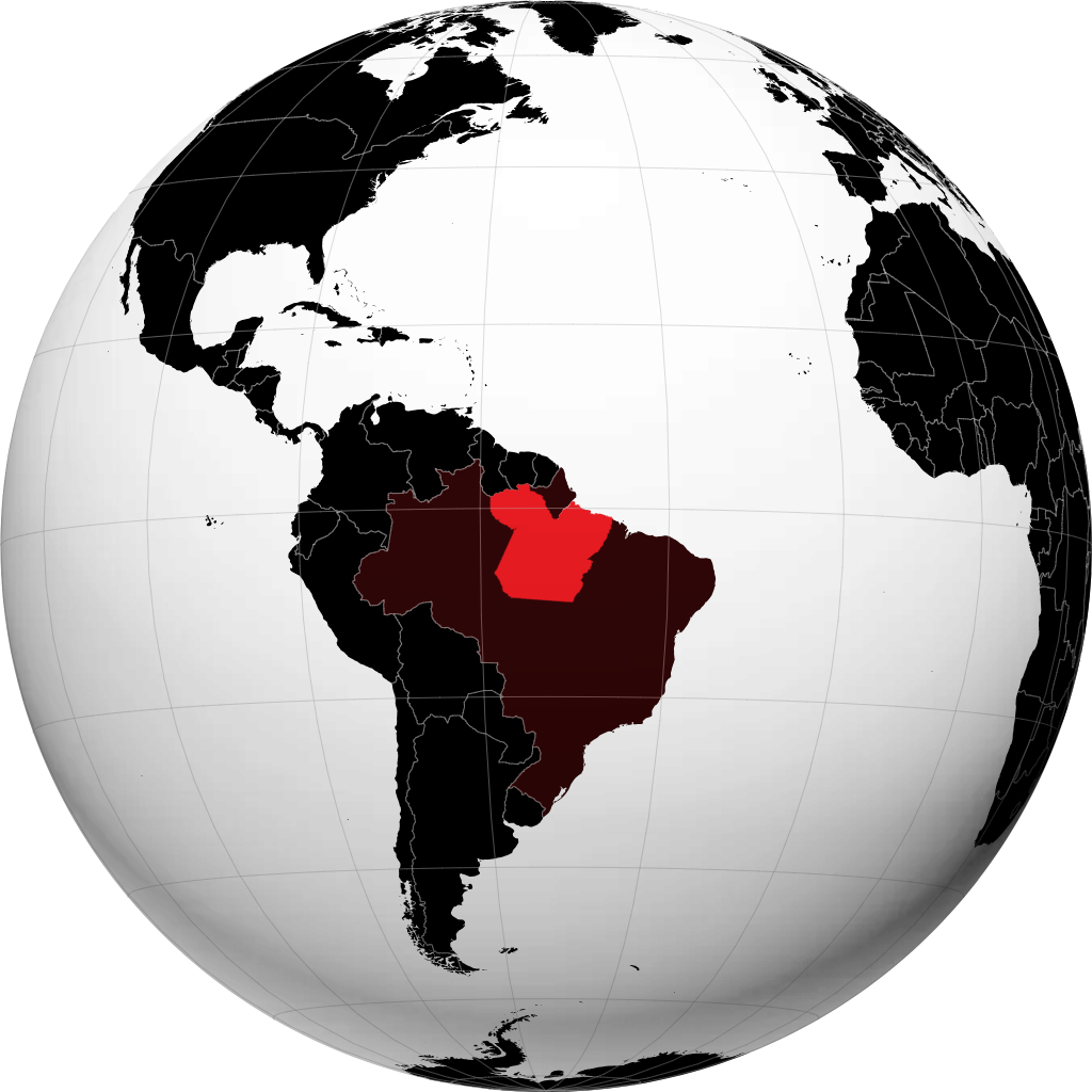 Negeri Pará pada glob