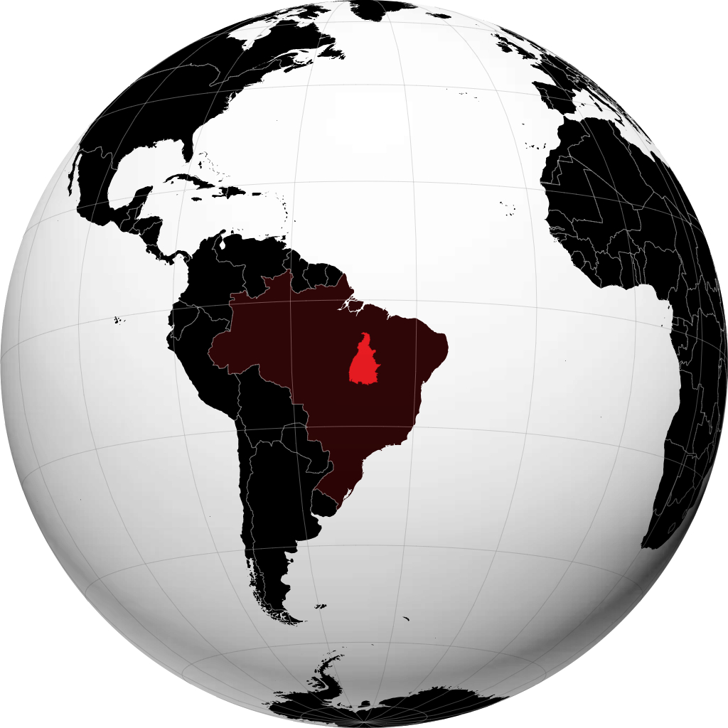 Tocantins pada glob