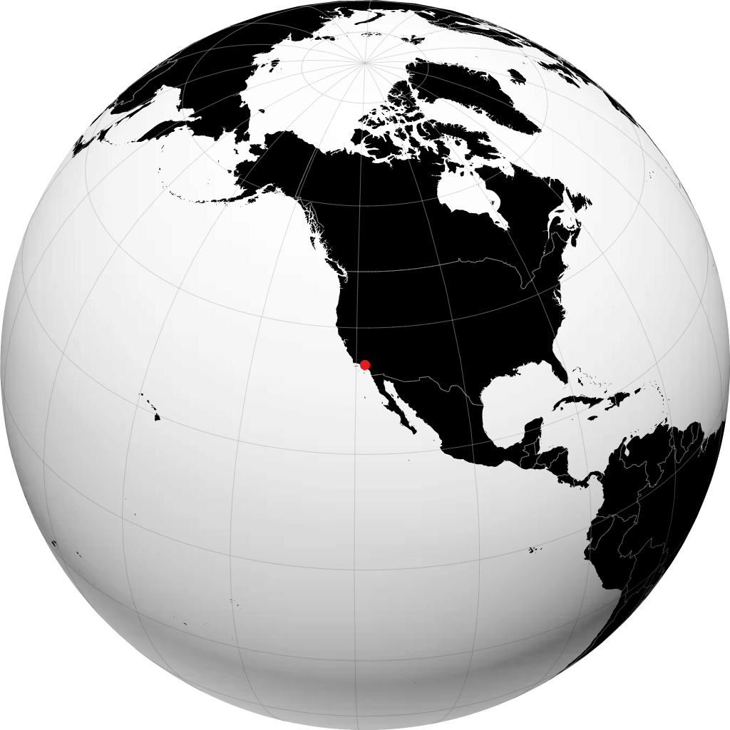 Burbank pada glob