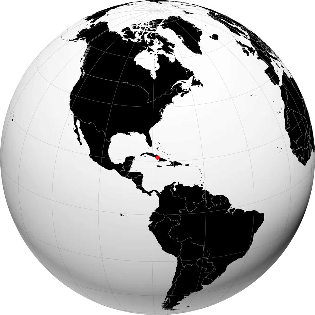 Camagüey pada glob
