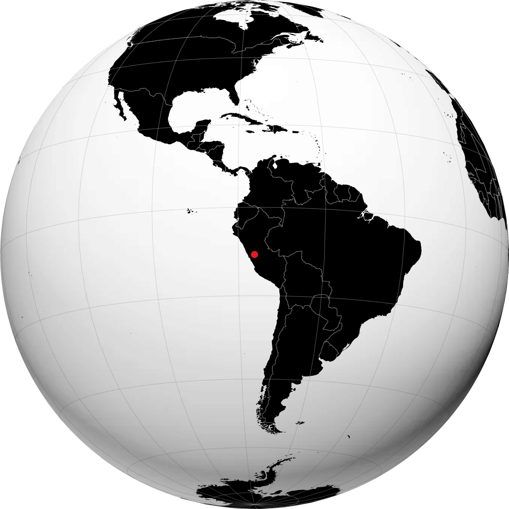 Cerro de Pasco pada glob