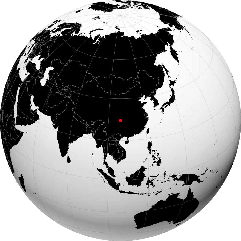 Chongqing pada glob