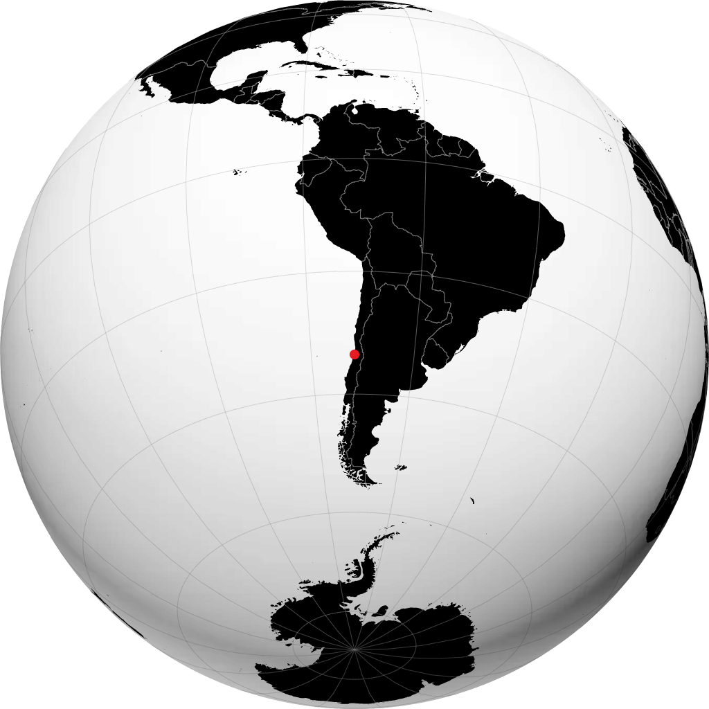 San Antonio pada glob