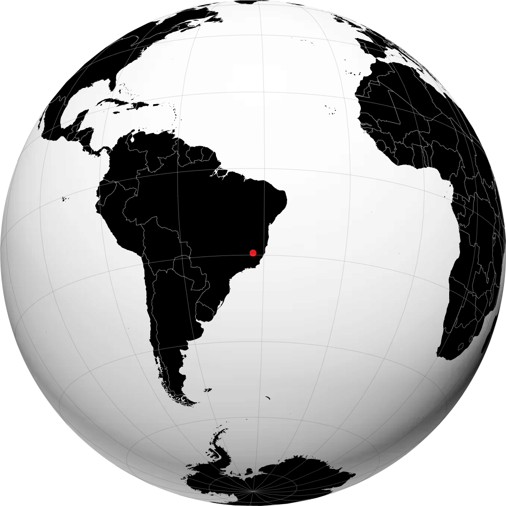 Coronel Fabriciano pada glob