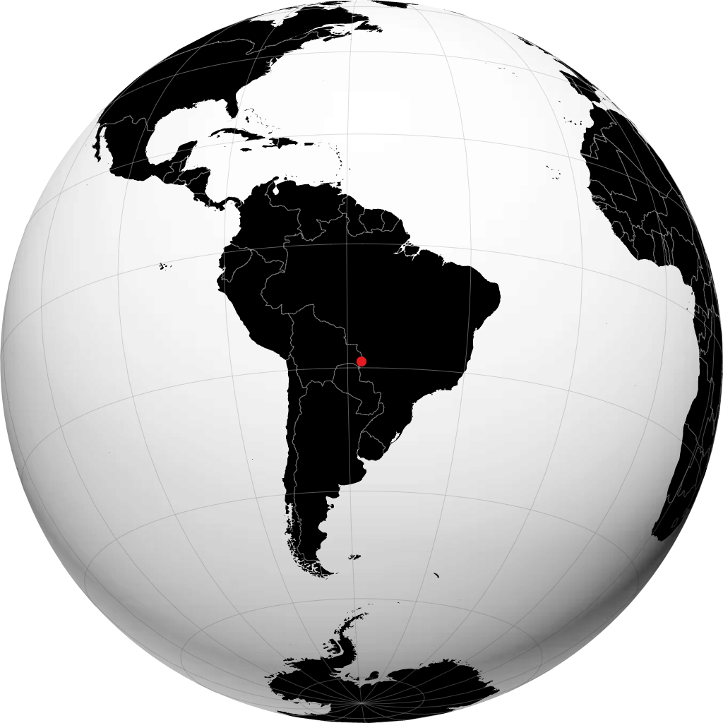 Corumbá pada glob