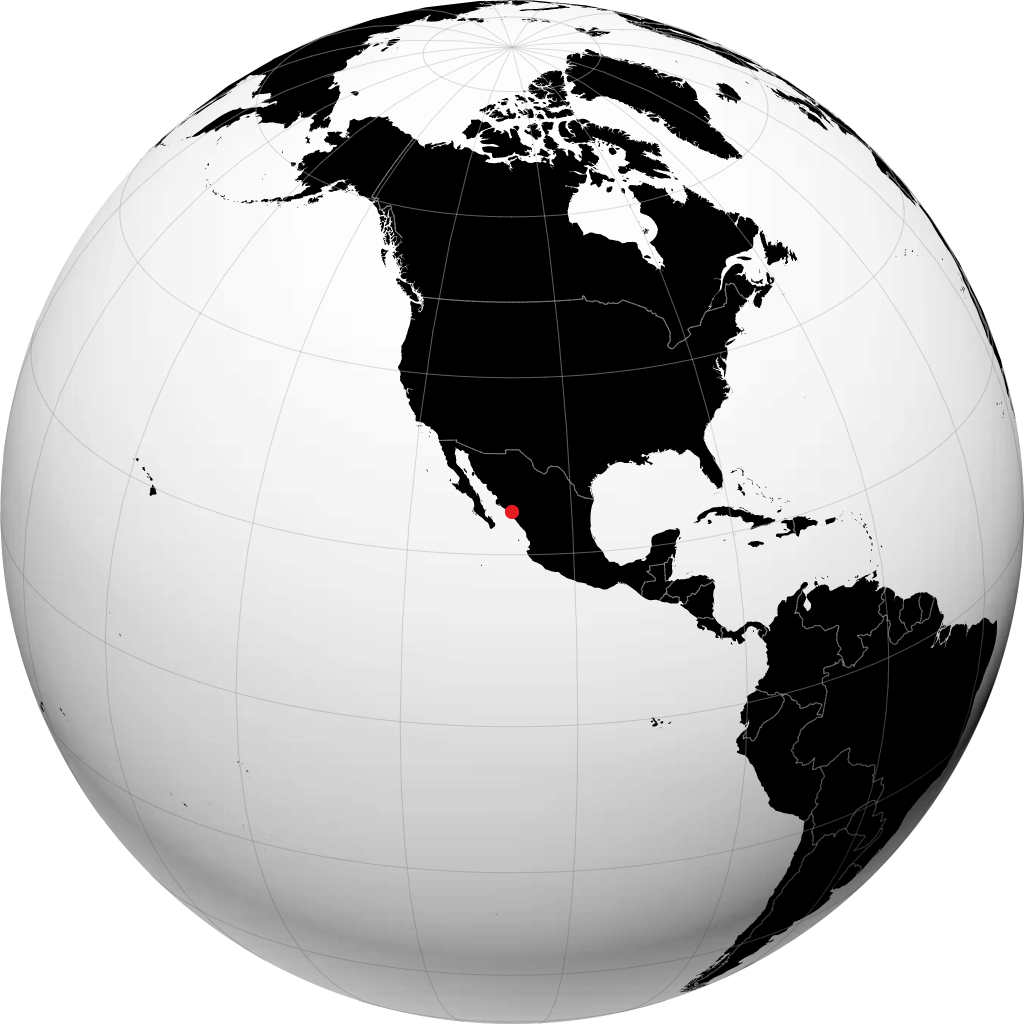 Culiacán pada glob