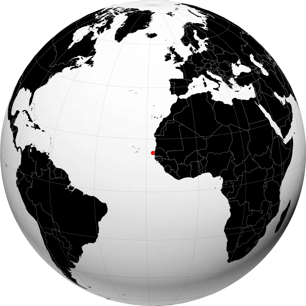 Dakar pada glob