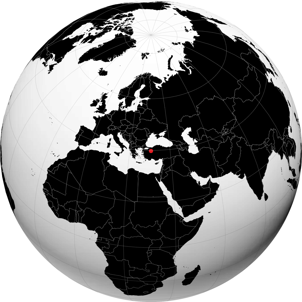 Eskişehir pada glob