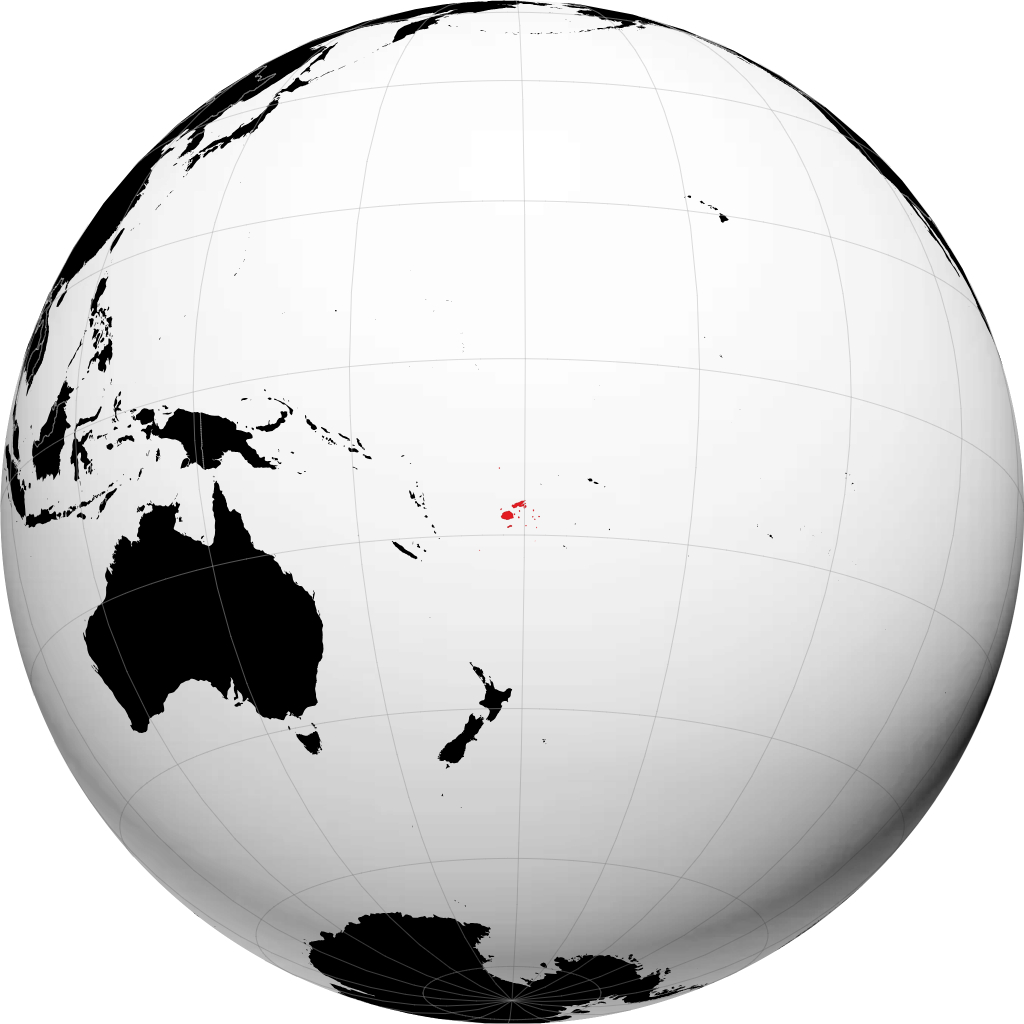Fiji pada glob