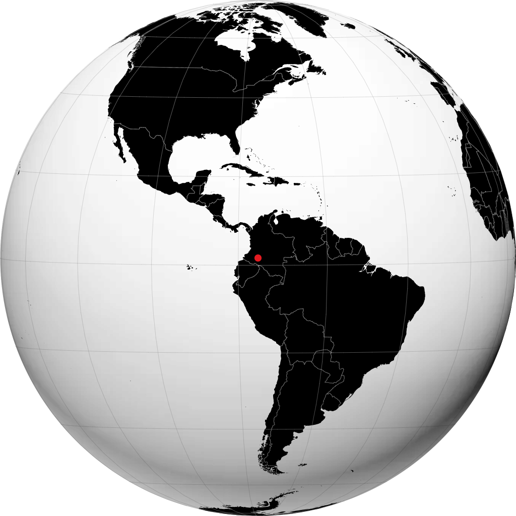 Florencia pada glob