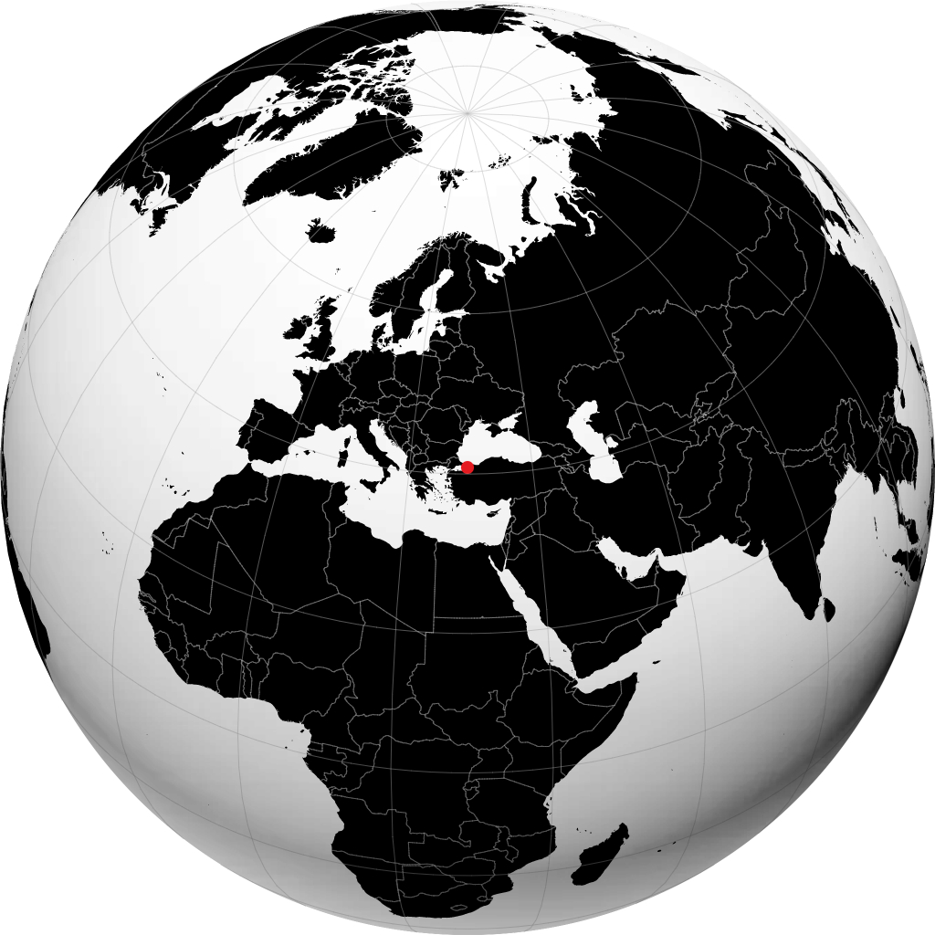 Gebze pada glob