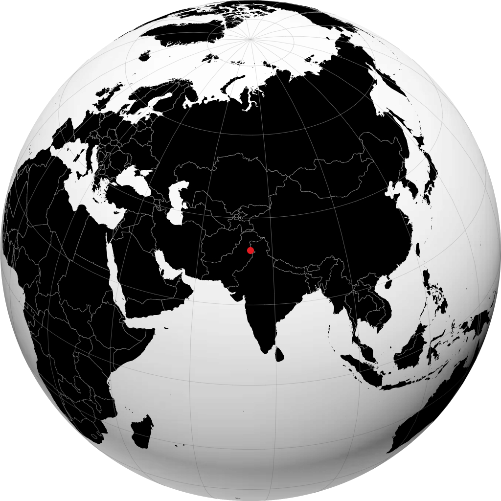 Gujrat pada glob