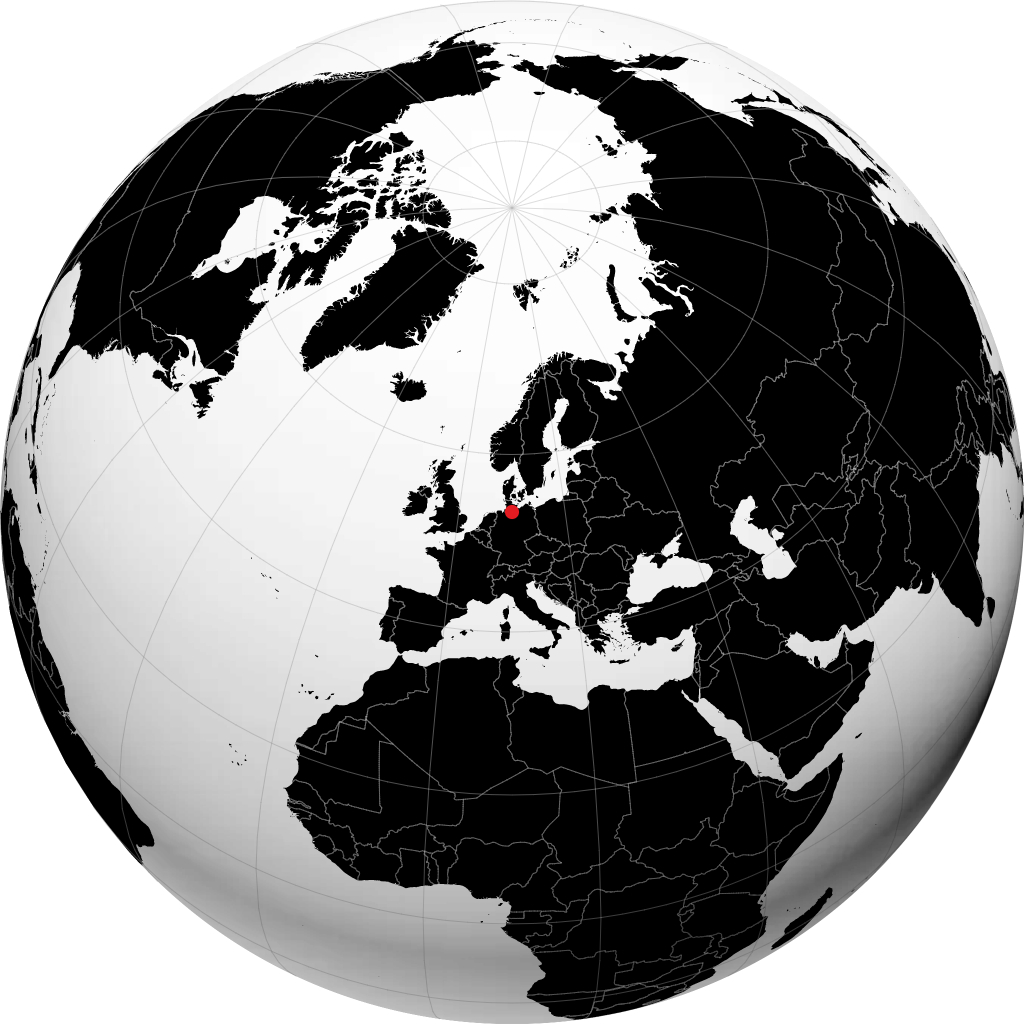 Hamburg pada glob