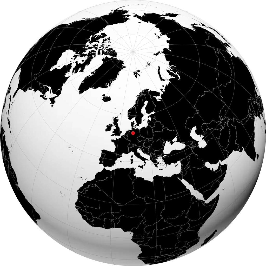 Hanover pada glob