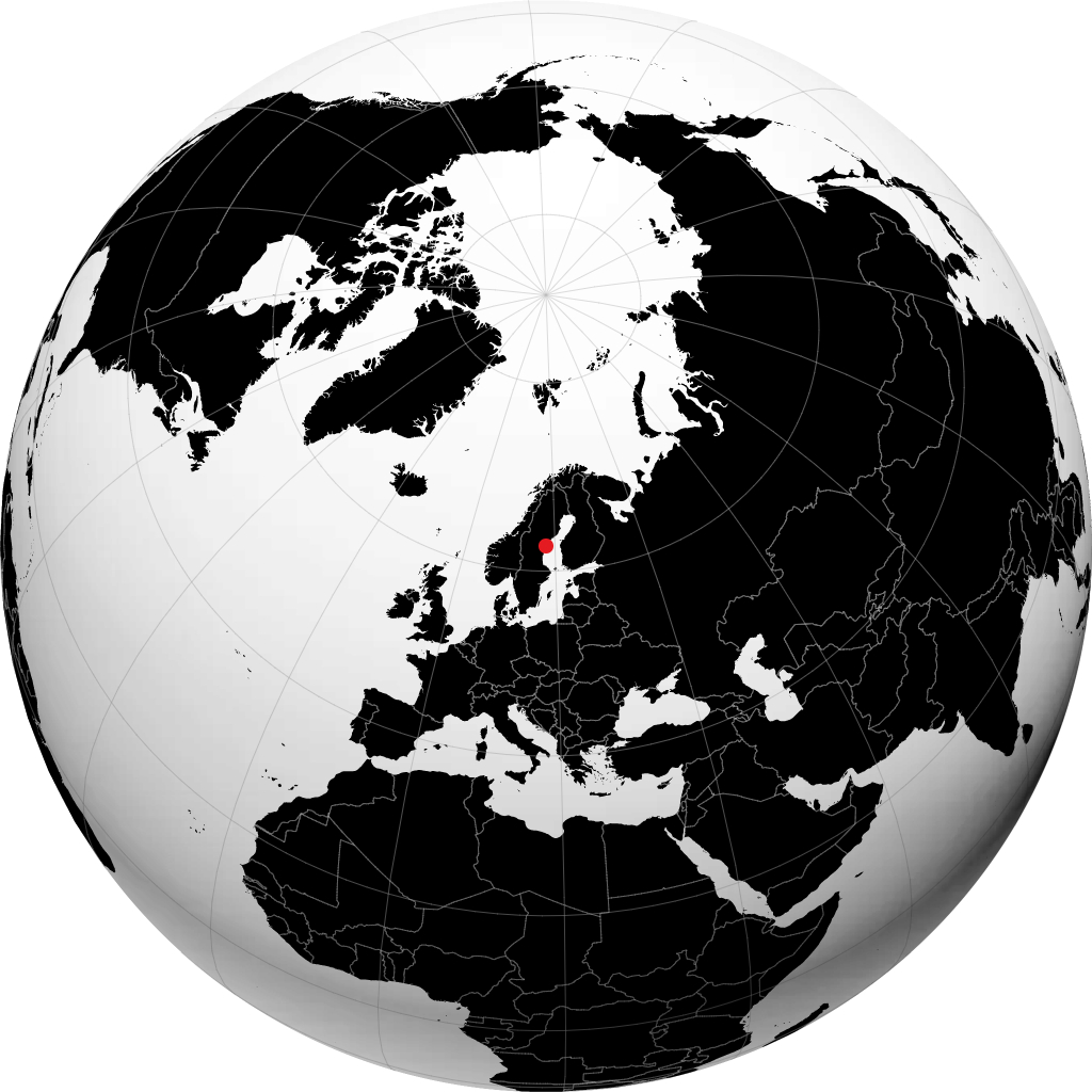 Härnösand pada glob