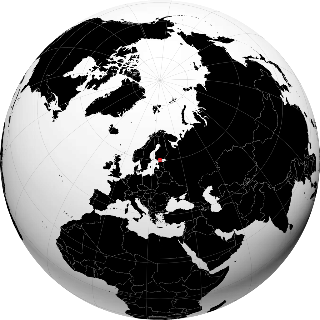 Helsinki pada glob