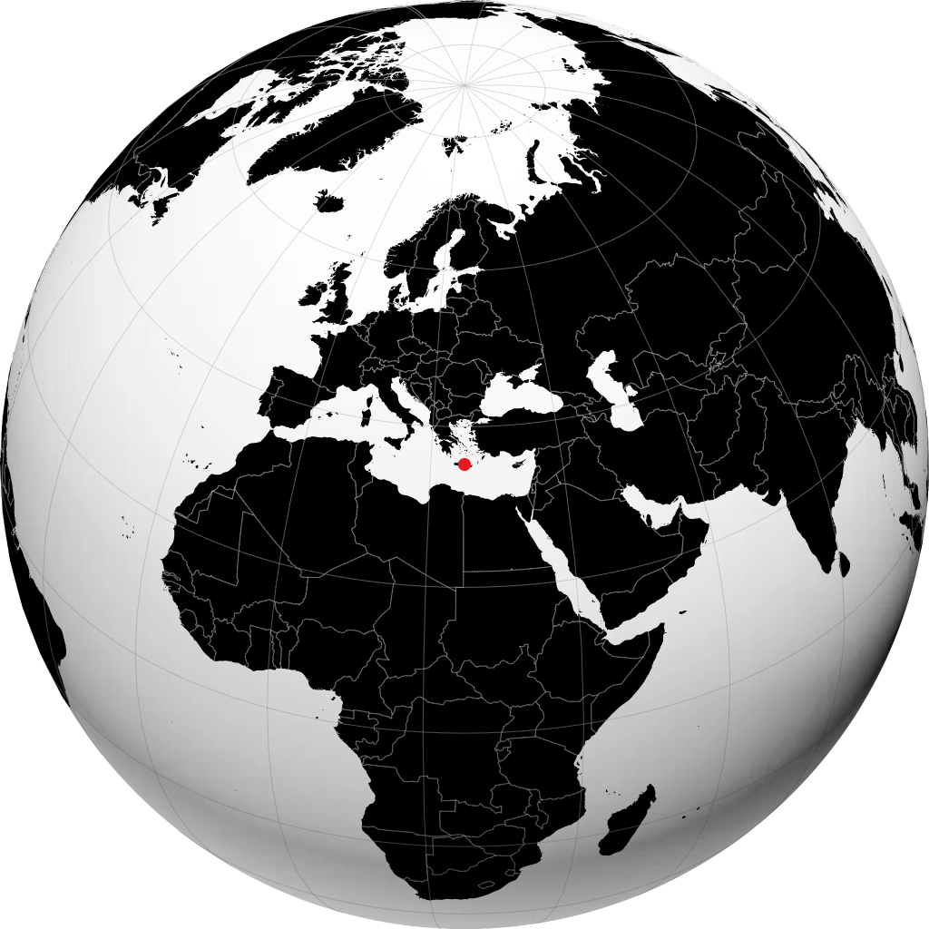 Heraklion pada glob
