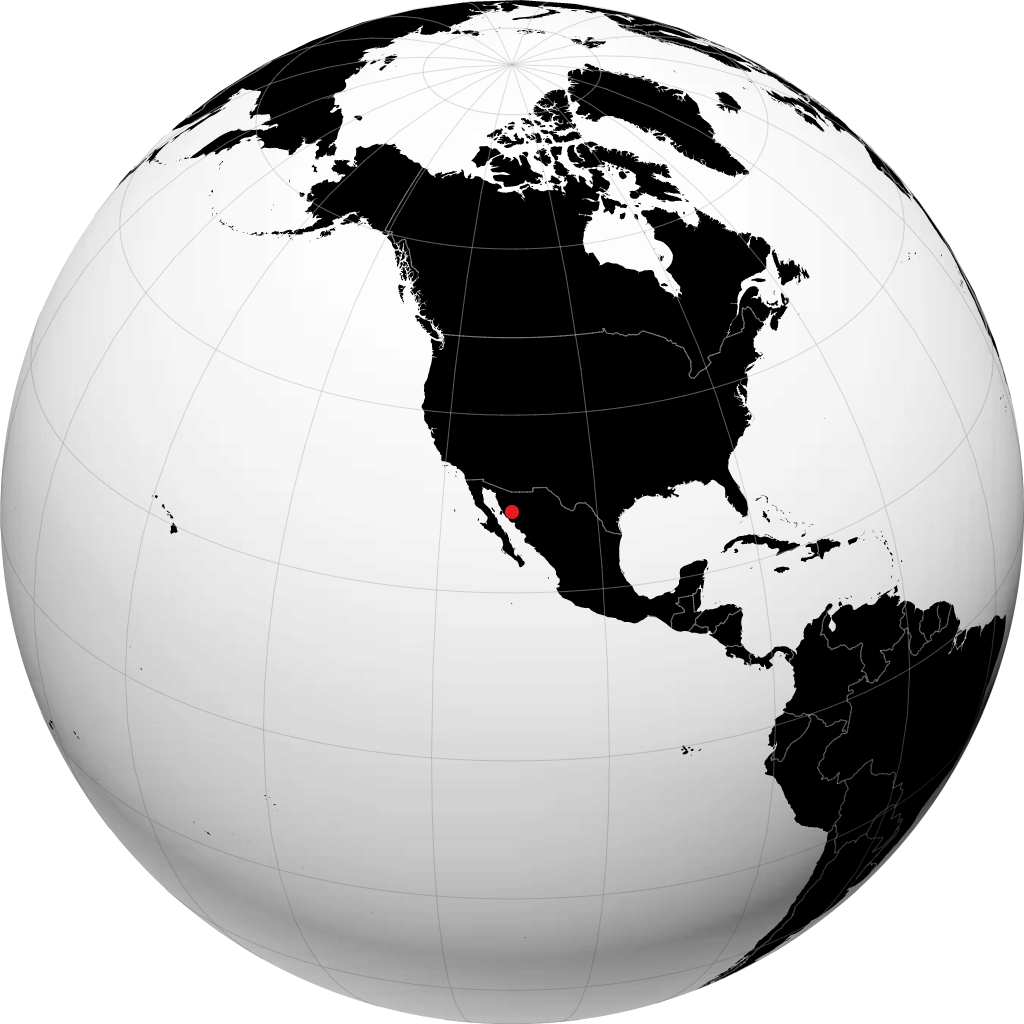 Hermosillo pada glob