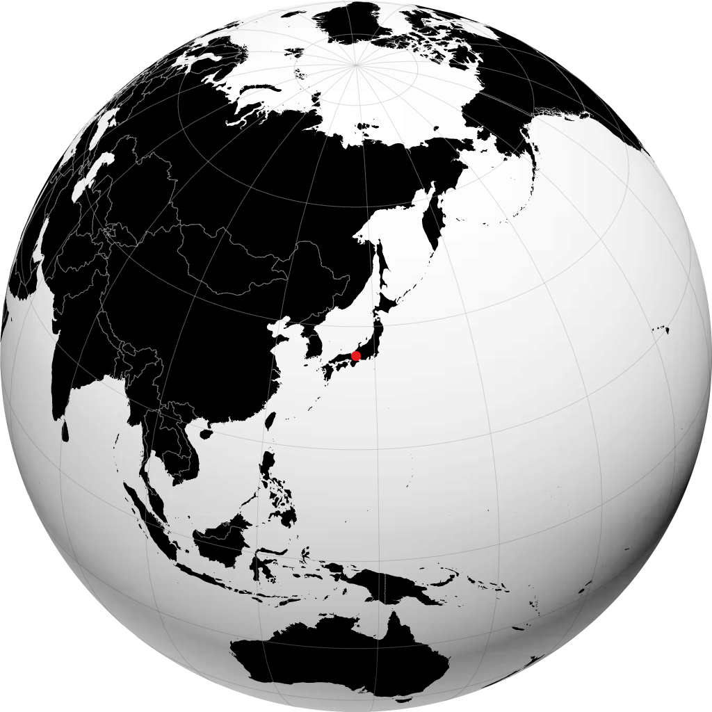 Hikone pada glob