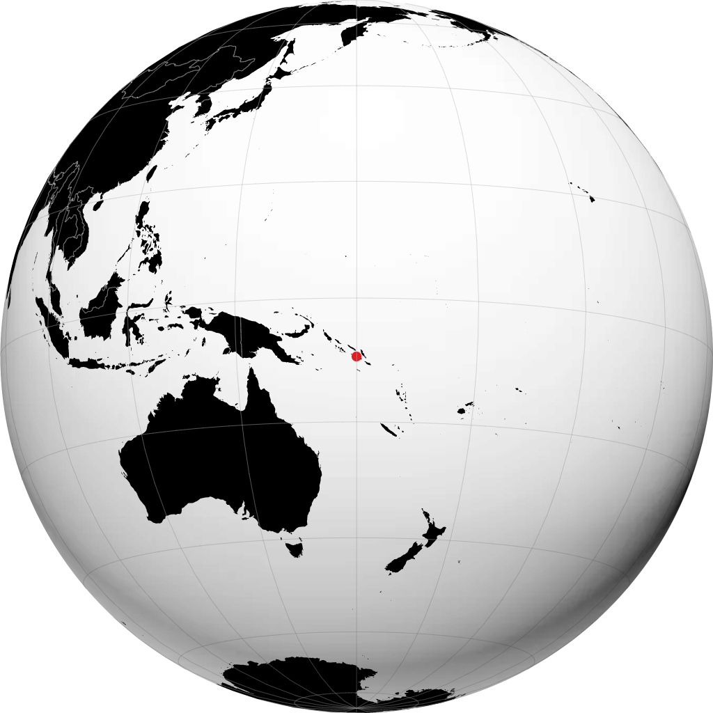 Honiara pada glob