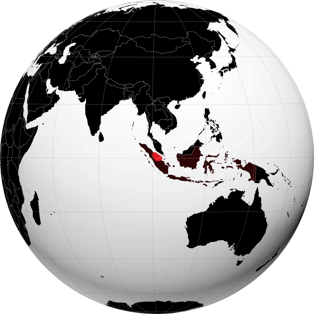 Wilayah Riau pada glob