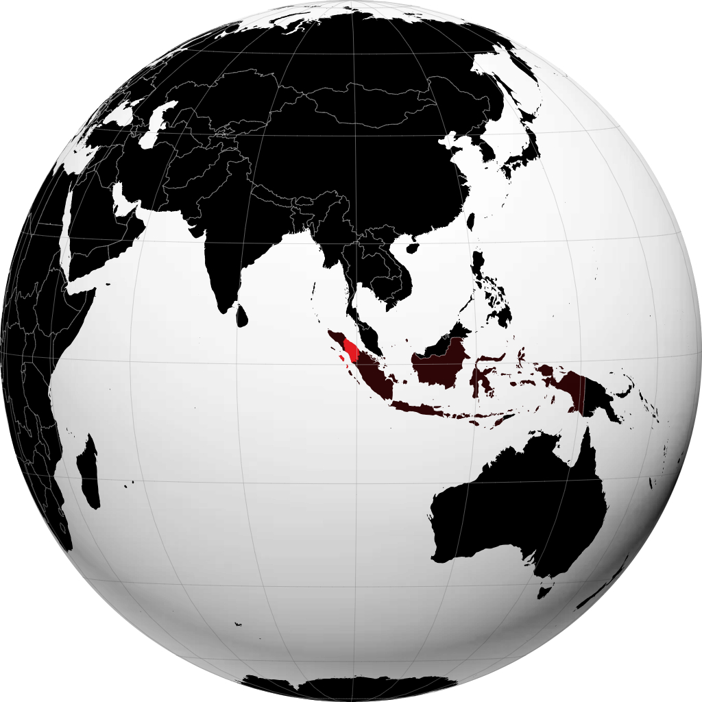 Sumatera Utara pada glob