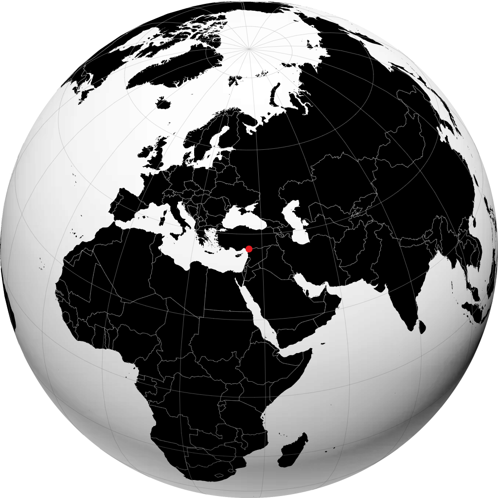 Iskenderun pada glob