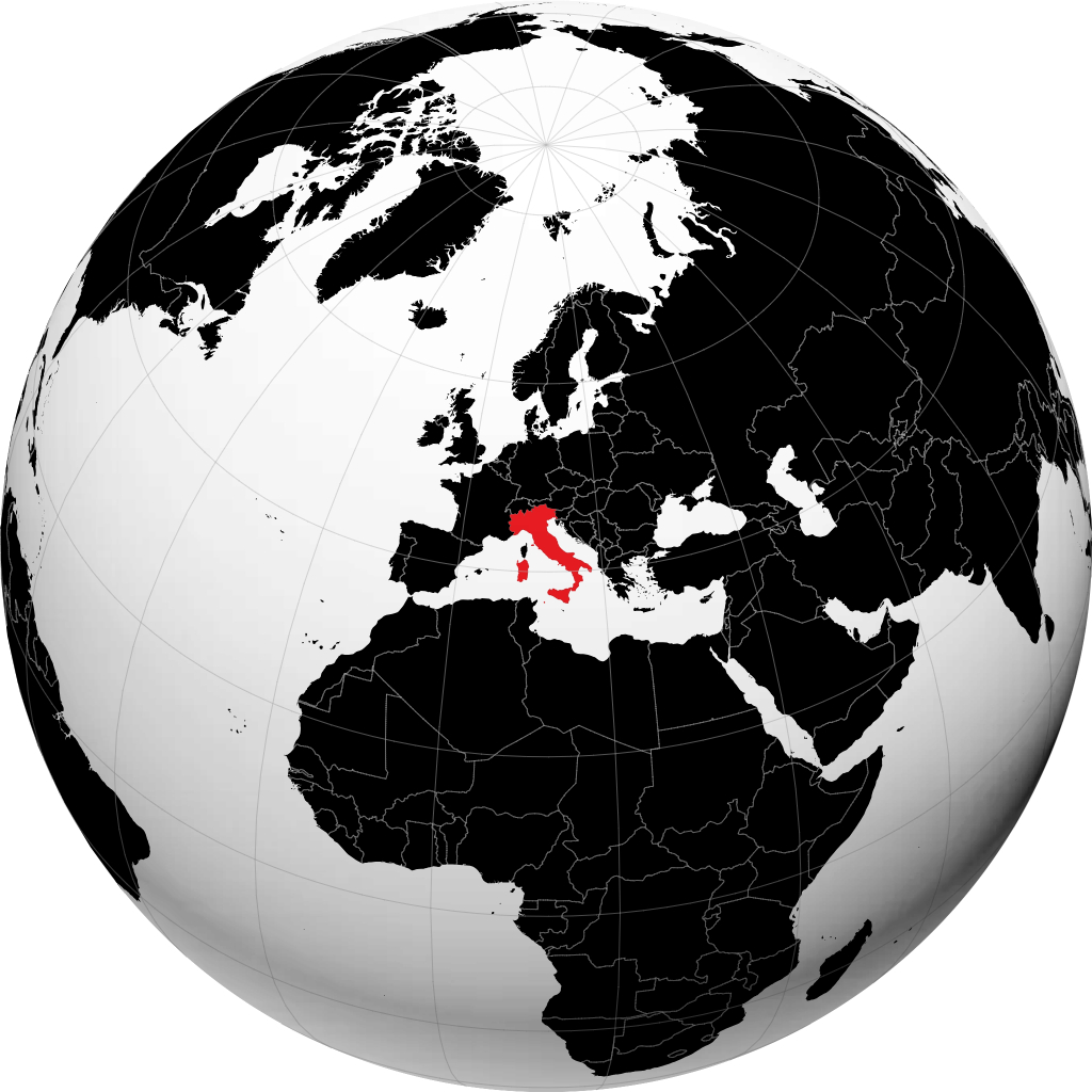 Itali pada glob