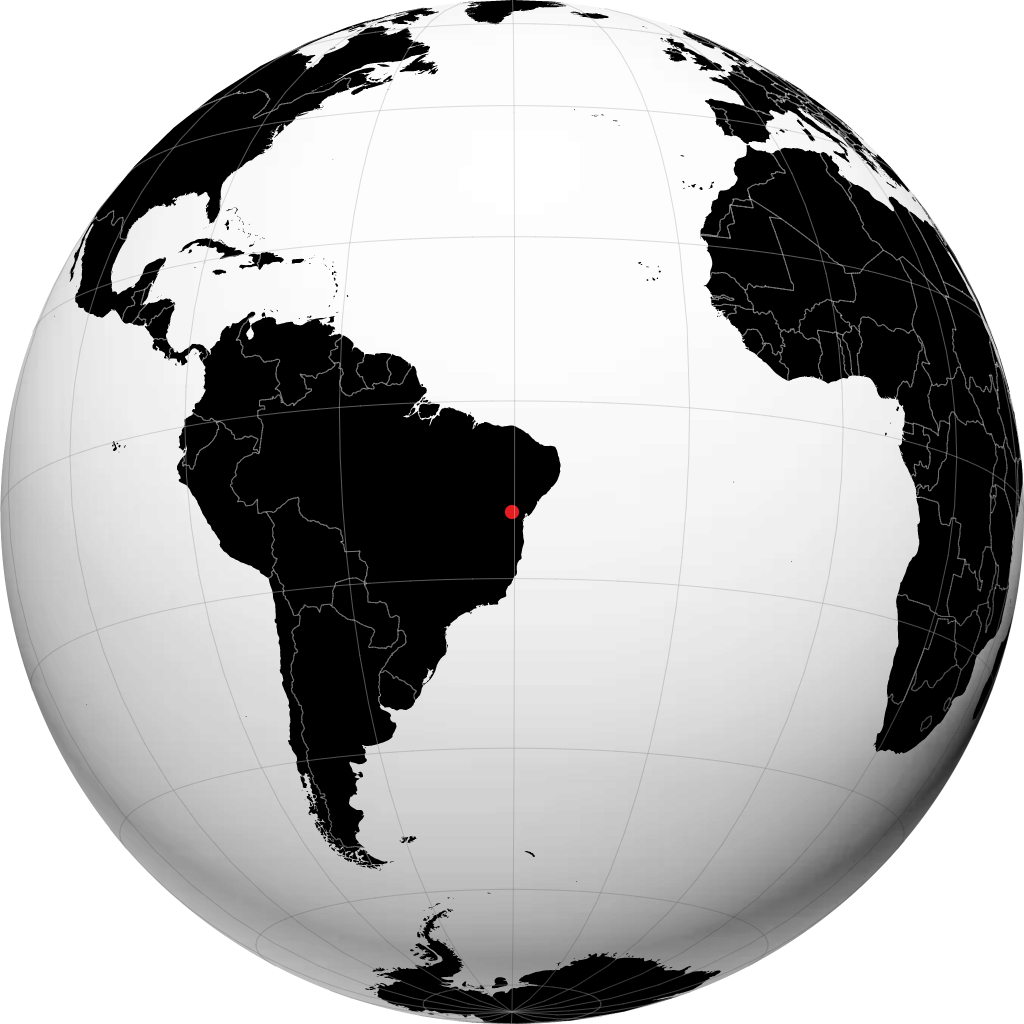 Itaberaba pada glob