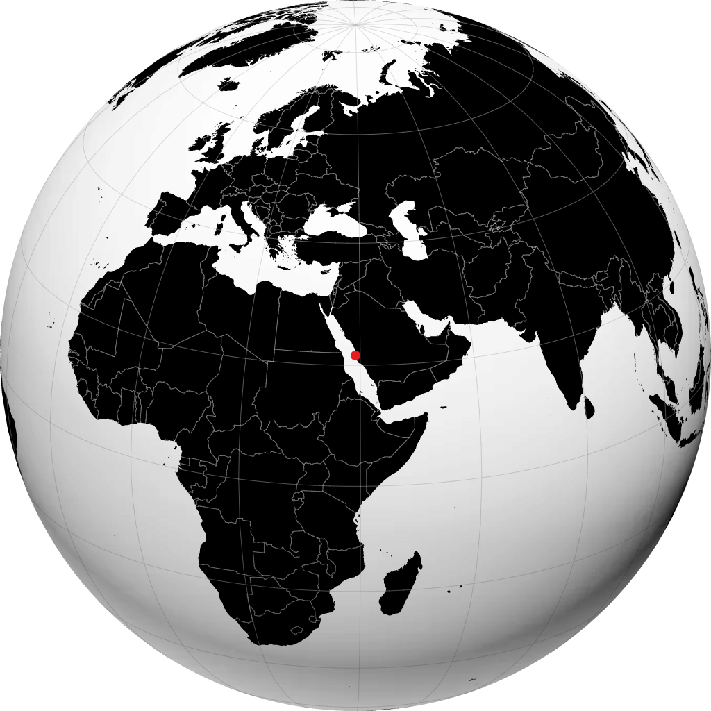 Jeddah pada glob