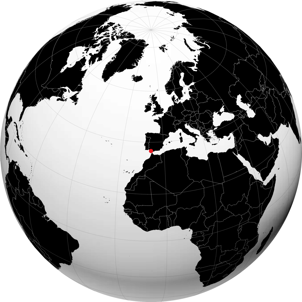 Jerez de la Frontera pada glob