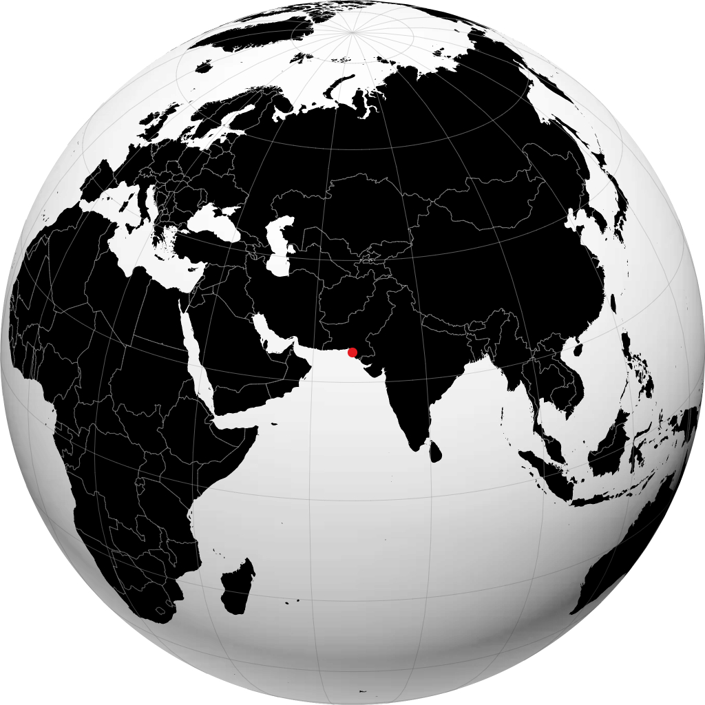 Karachi pada glob