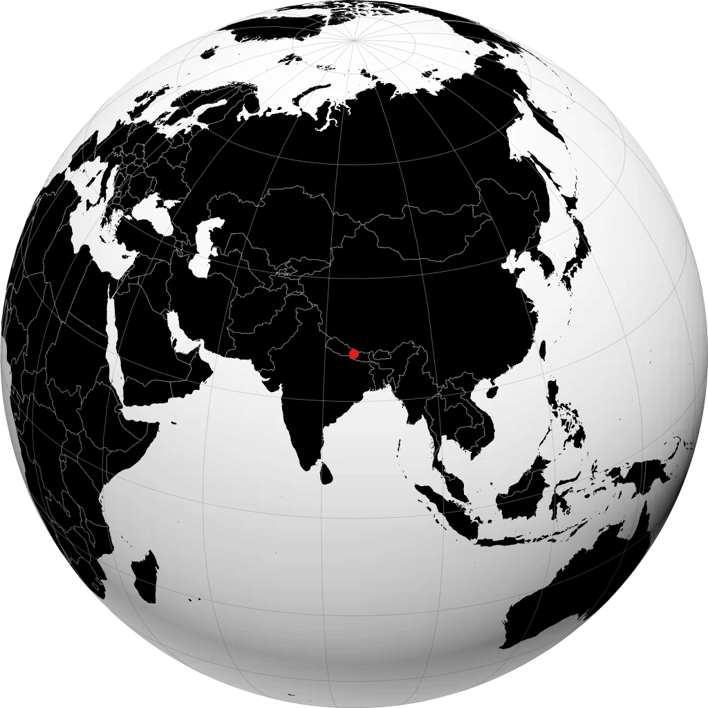 Kathmandu pada glob