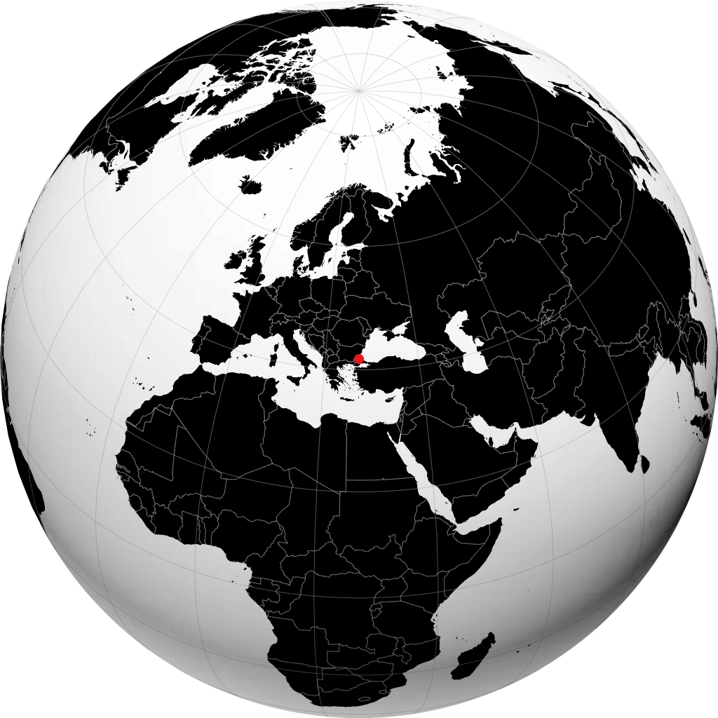 Kırklareli pada glob