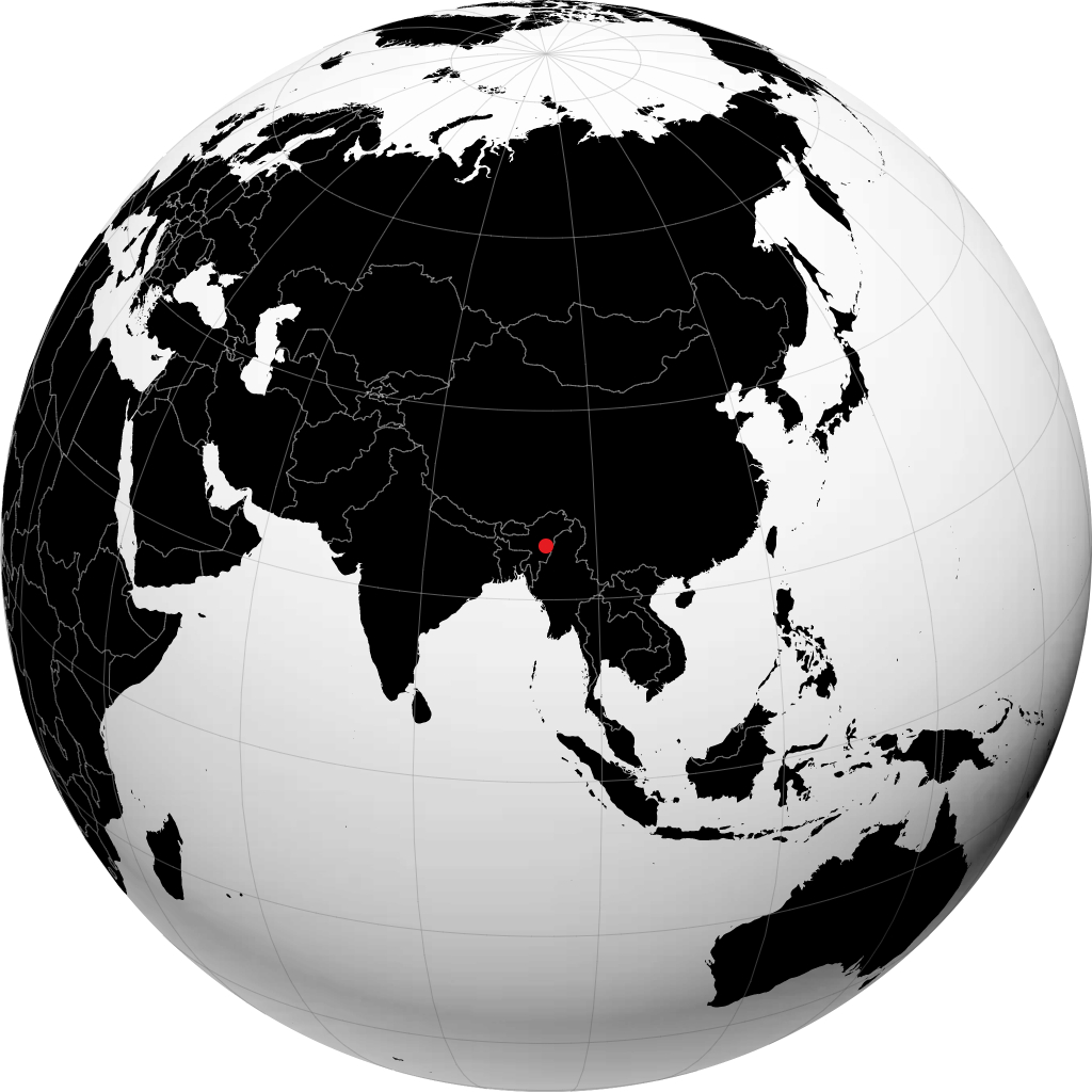 Kohima pada glob