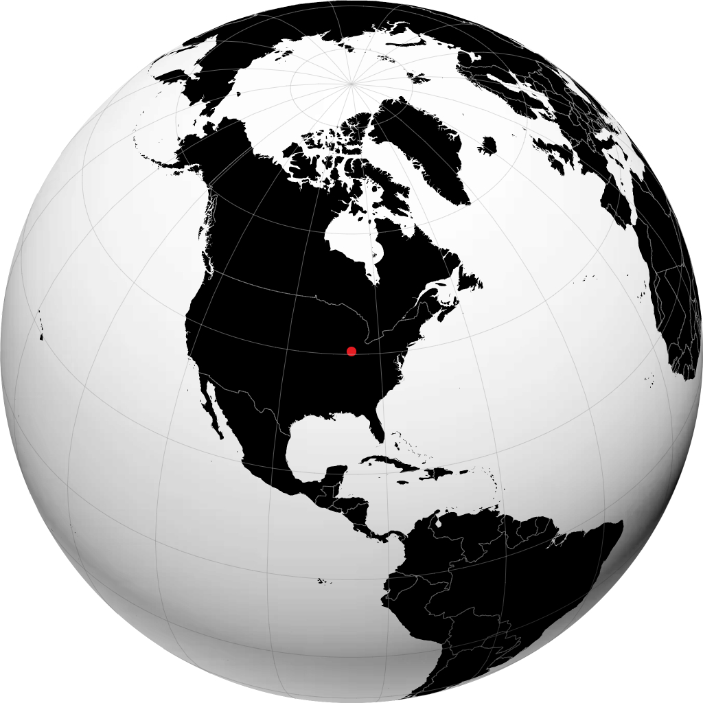Kokomo pada glob