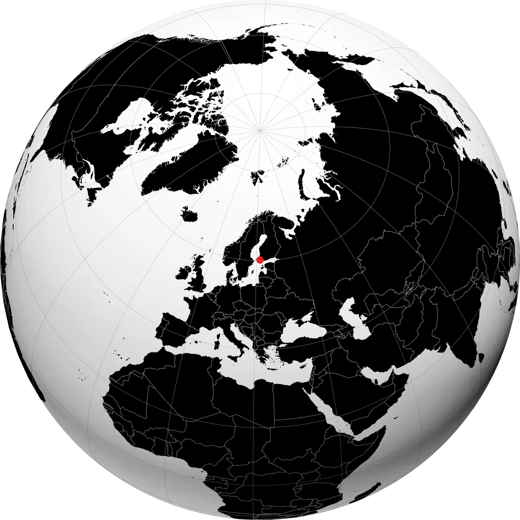 Korppoo pada glob