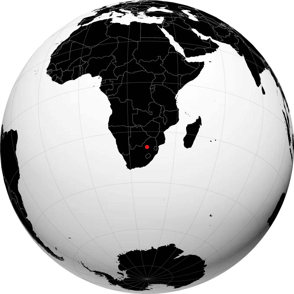 Krugersdorp pada glob