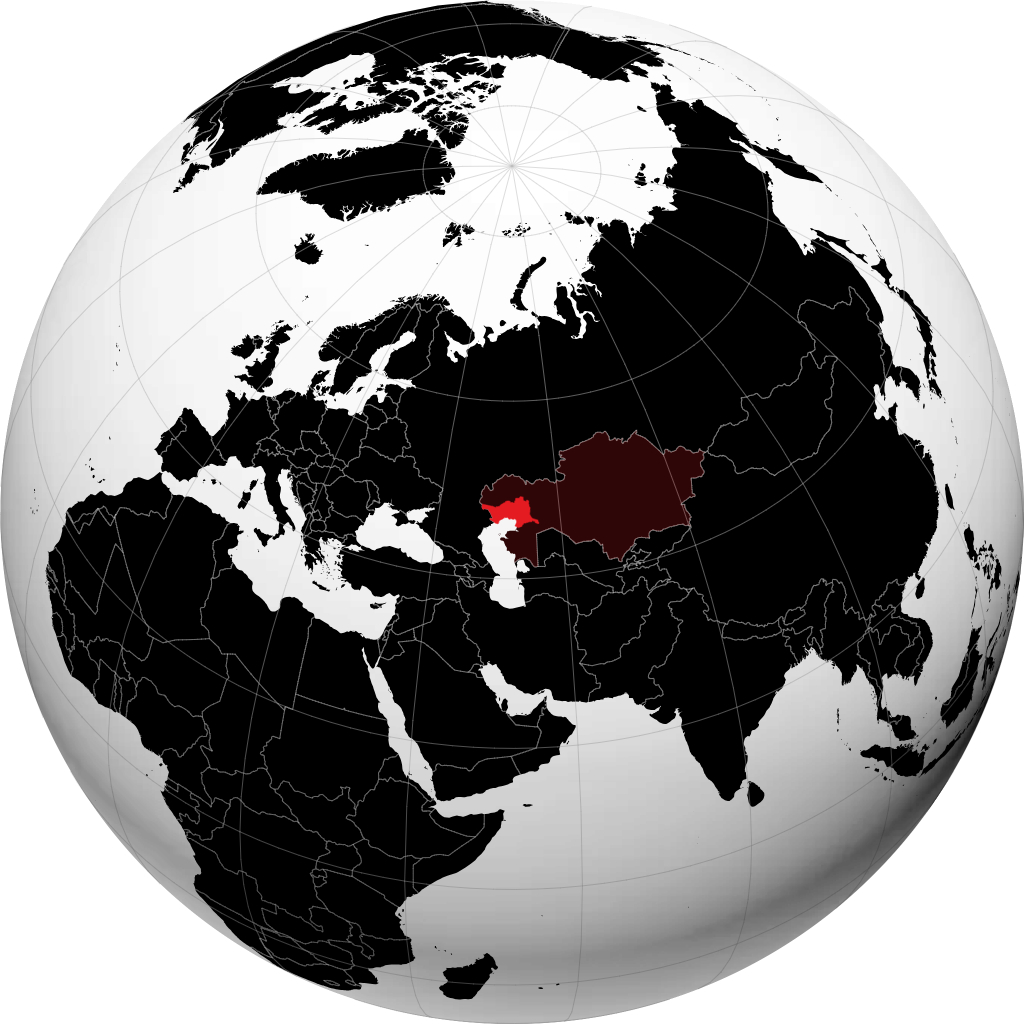 Wilayah Atyrau pada glob