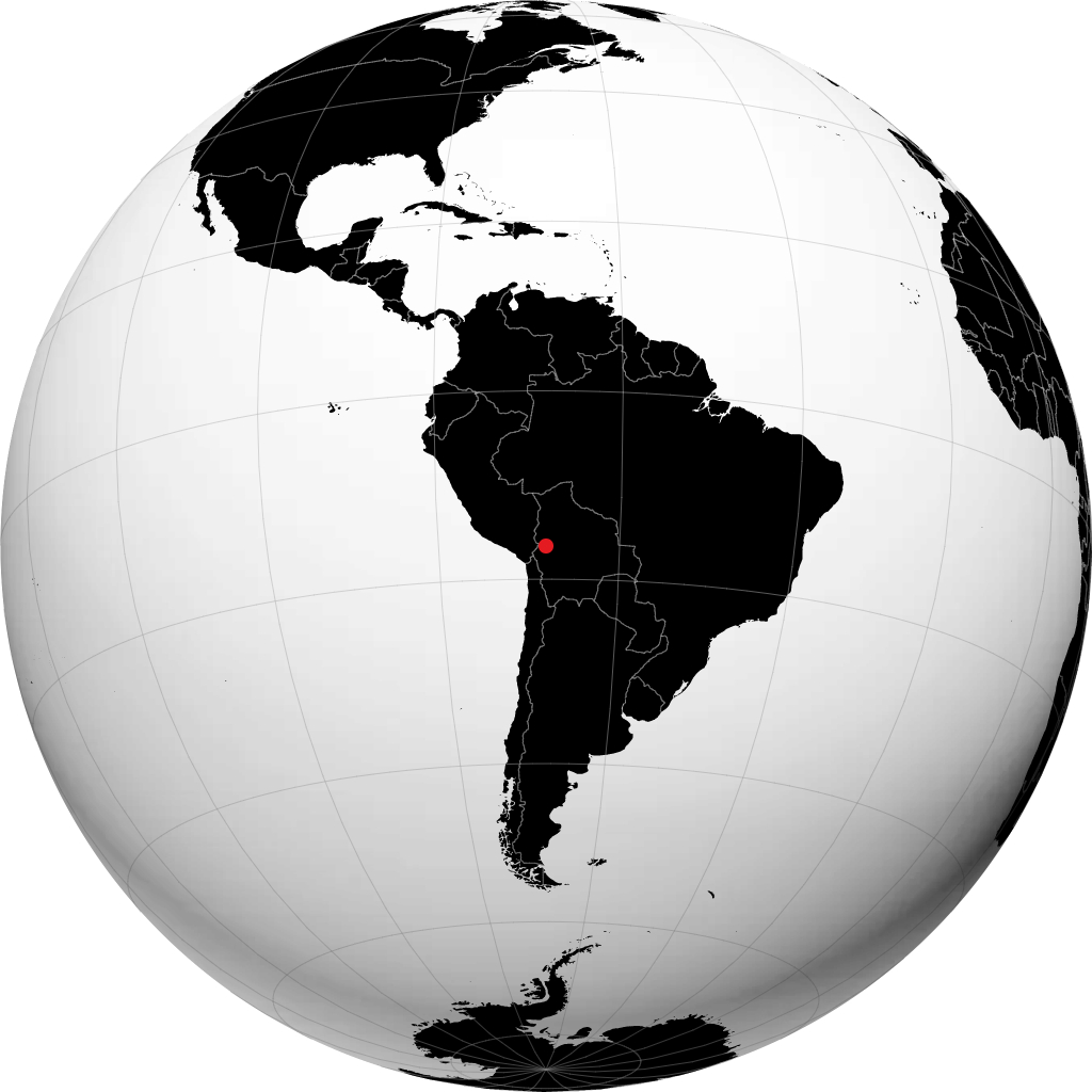 La Paz pada glob